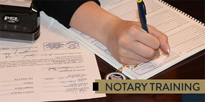Notary Public Training