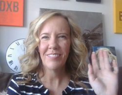 Click on this screenshot of Shawna from her introductory video to access it in vimeo