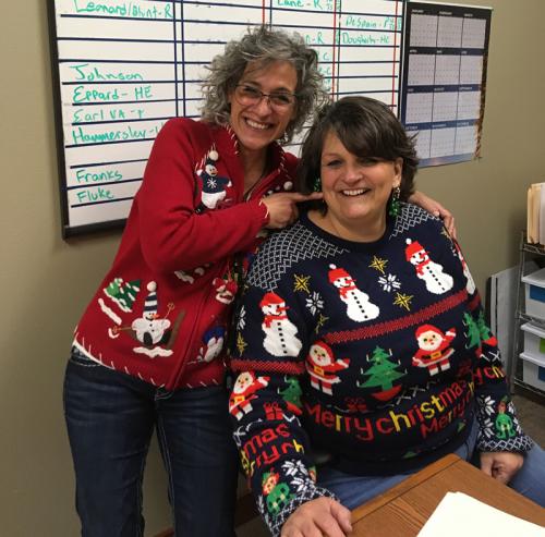 Ronnie and Marianne Ugly Sweater